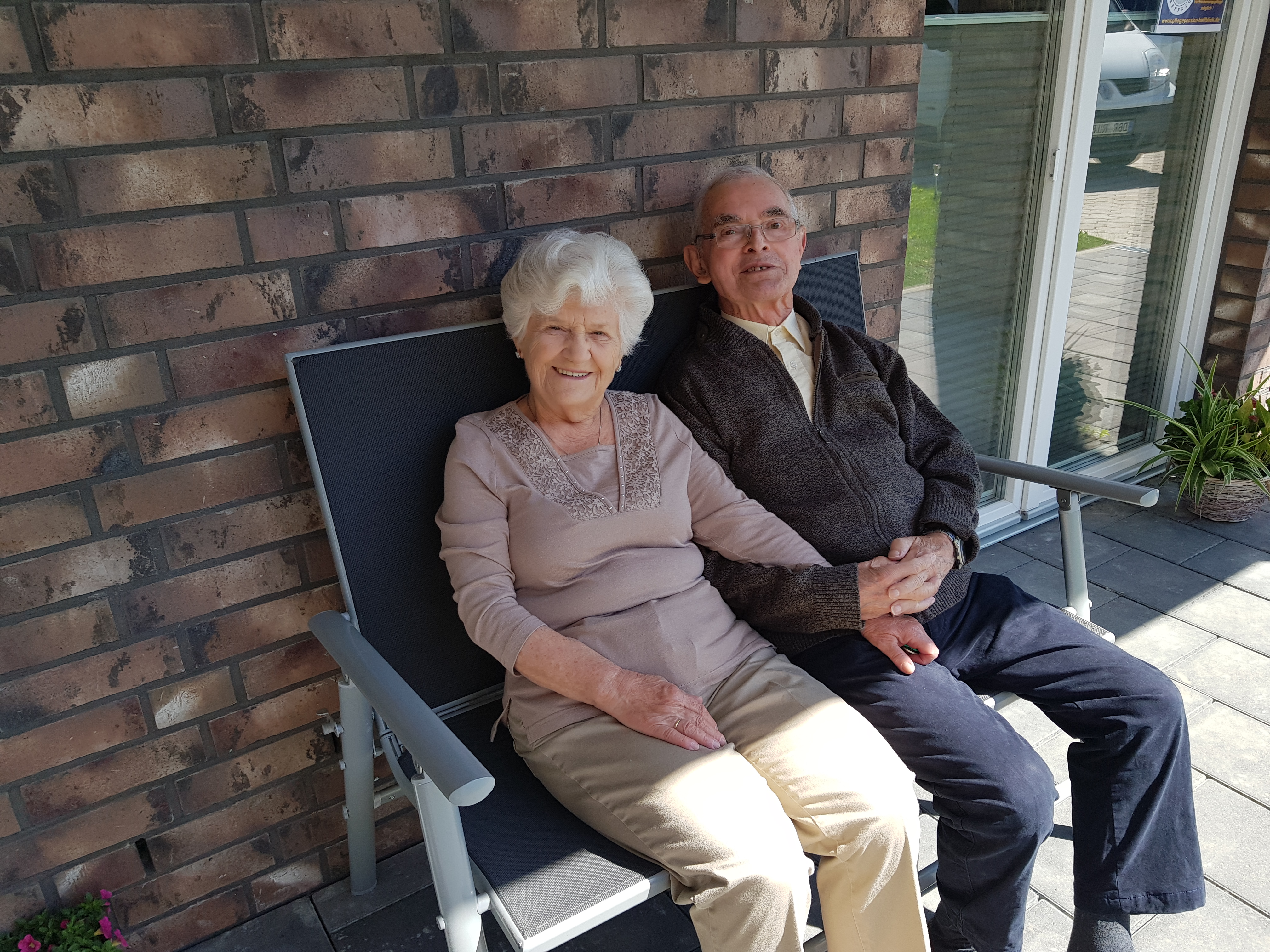 Besucher der Pflegepension