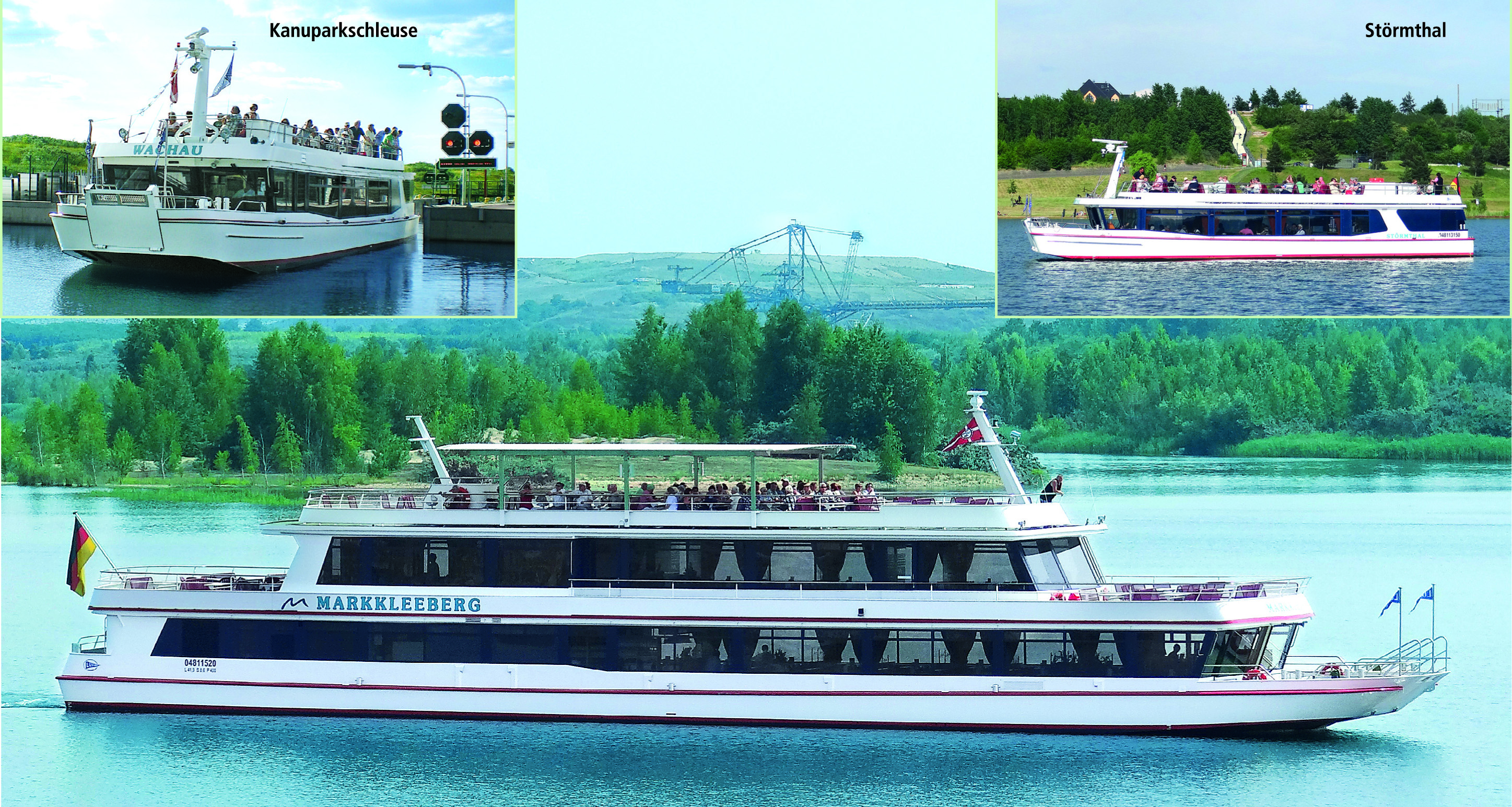 Personenschifffahrt im Leipziger Neuseenland